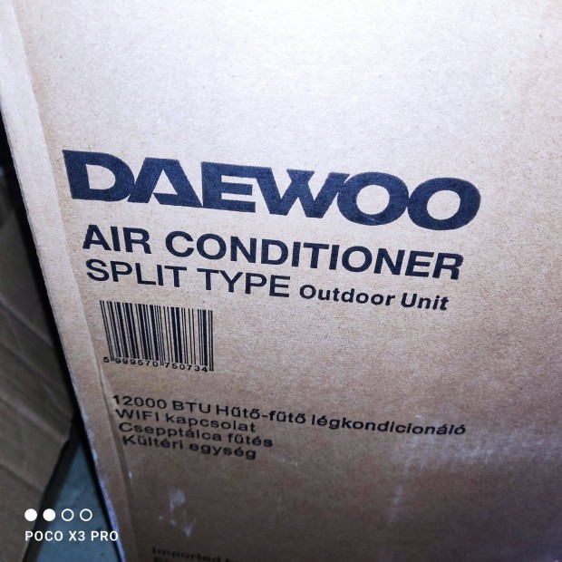 Daewoo inverteres lgkondicionl wifi tlca fts hszivatty