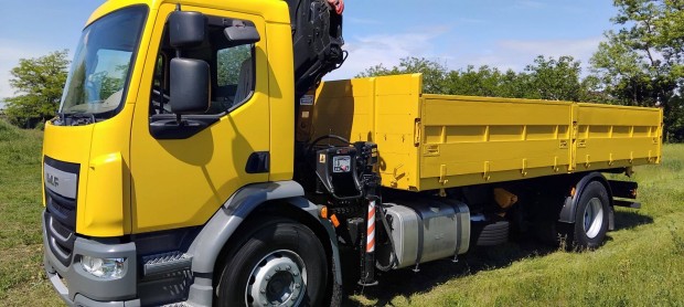 Daf 55 lf 19t billencs darus Hiab 111 daruval daf lf 290 fa