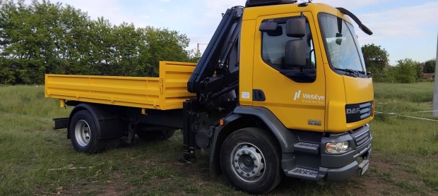Daf Lf 55 -300 billencs darus 18t Hiab 071 daru