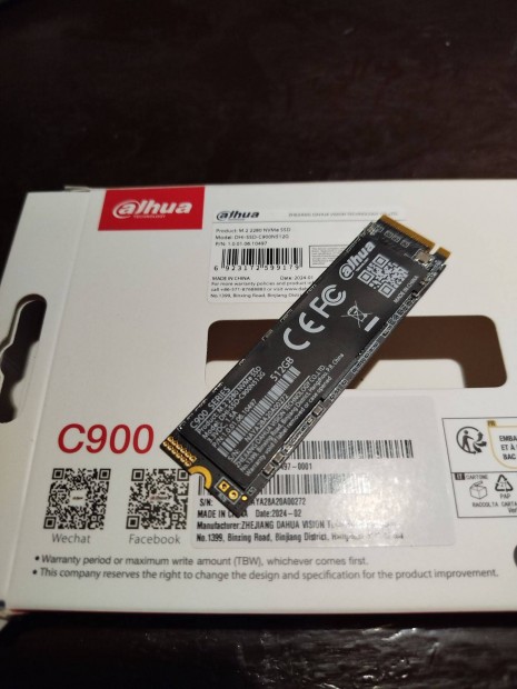 Dahua c900 Nvme M.2 512GB SSD