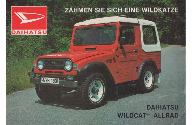 Daihatsu Wildcat s Sparcar prospektus