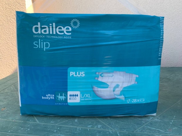 Dailee slip plus L-XL felntt pelenka (2 csomag)