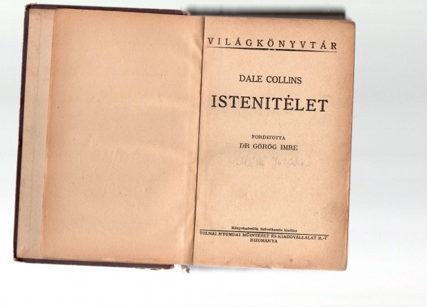 Dale Collins: Istentlet - hbor eltti ponyva