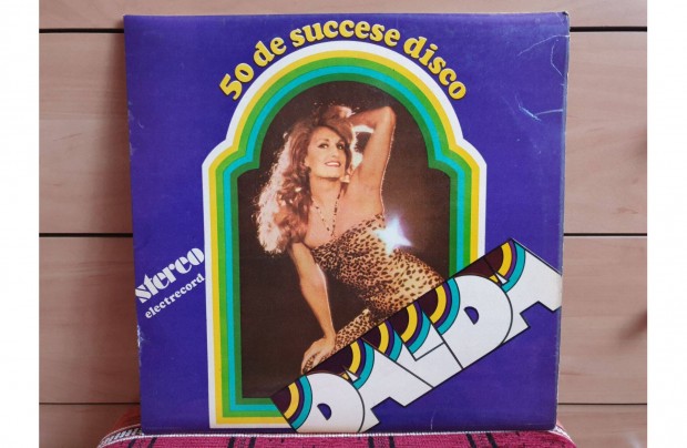 Dalida - 50 de succese disco bakelit lemez hanglemez Vinyl