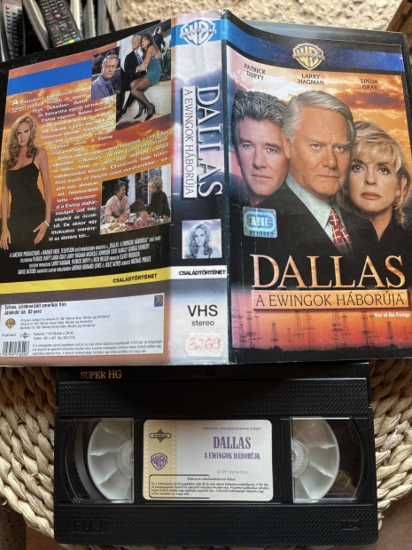 Dallas az ewingek hborja vhs