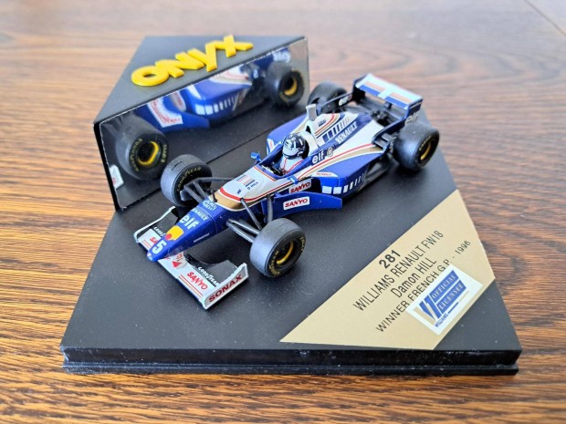 Damon Hill Williams Renault 1996 F1-es makett Onyx