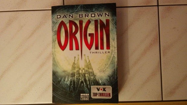 Dan Brown - Origin (Eredet)- j llapot - nmet nyelv