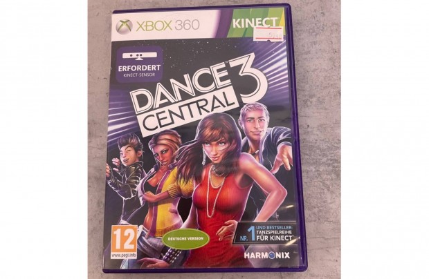 Dance Central 3 Xbox360 jtkszoftver (Kinect) Hasznlt