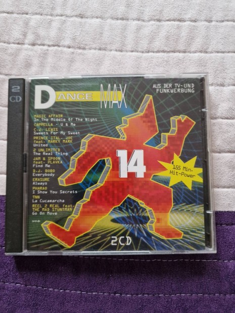 Dance Max 14. Dupla cds válogatás.