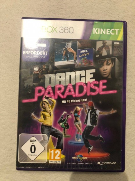 Dance Paradise Xbox 360 kinect jtk