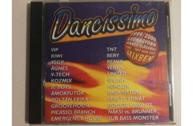 Dancissimo Mix CD lemez eladó!