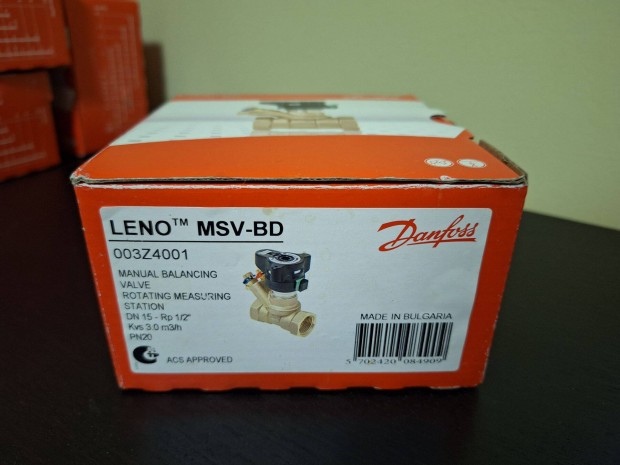 Danfoss Leno MSV-BD 003Z4001 DN15 Rp 1/2" (tbb darab)