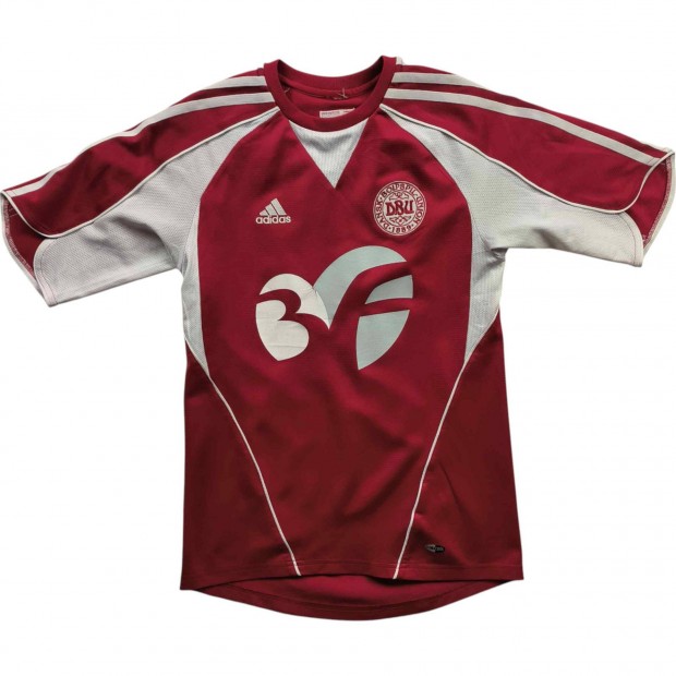 Dánia Dán válogatott 2004-06 Adidas hazai foci mez gyerek XL-es