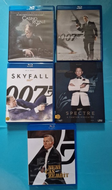 Daniel Craig James Bond a teljes gyjtemny (6lemezes) Blu-ray?