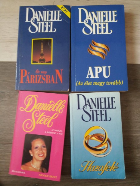 Danielle Steel: Apu, Hazafelé, Öt nap Párizsban, A varázs, +1 könyv