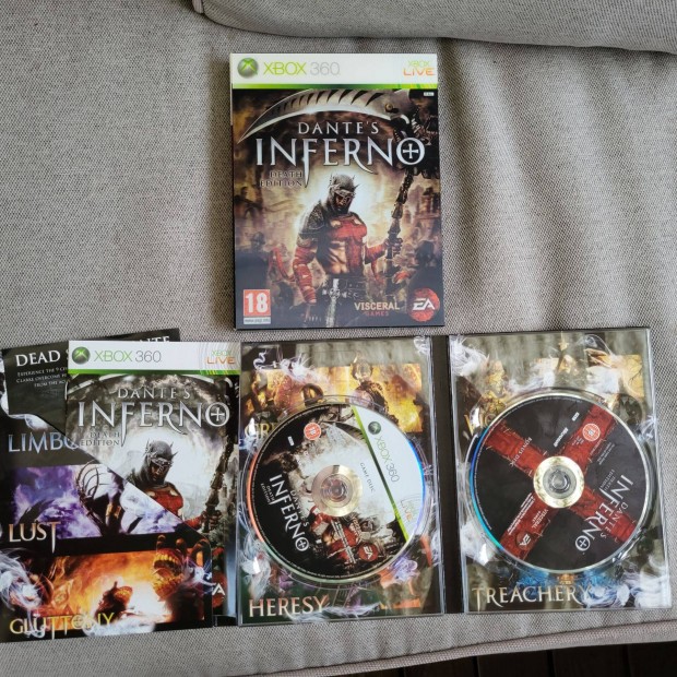 Dantes Inferno Death Edition eredeti xbox360 jtk elad-csere