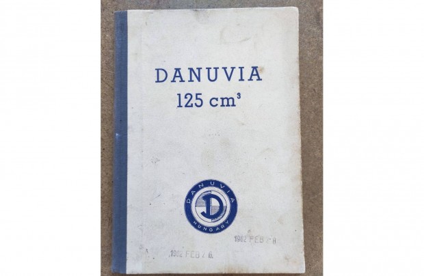 Danuvia 125 kezelsi s alkatrszkatalgus. 1965