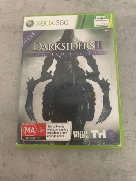 Darksiders II Limited Edition Xbox 360 jtkszoftver