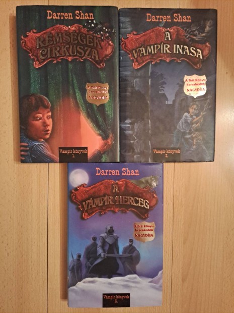 Darren Shan knyvcsomag szuper ron!