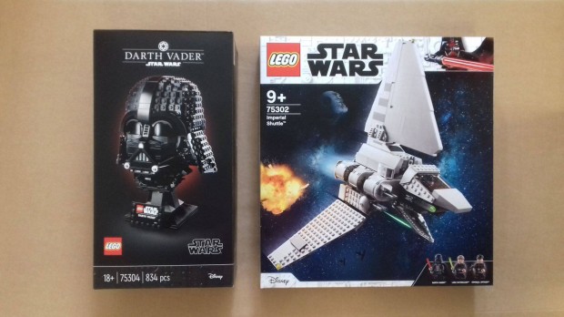 Darth Vader -es j Star Wars LEGO -k: 75304 + 75302 rsikl Fox.azrba