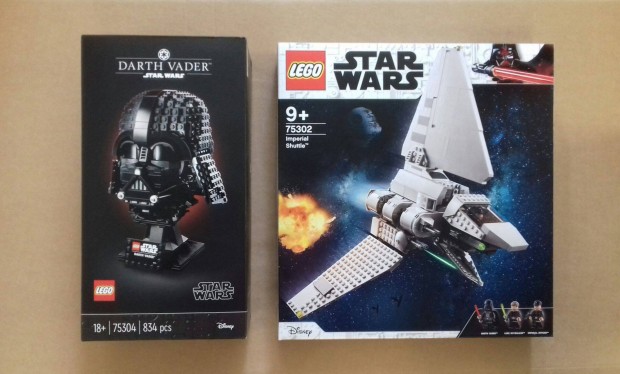 Darth Vader -es j Star Wars LEGO -k: 75304 + 75302 rsikl Fox.azrba