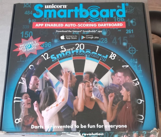 Darts smartboard unicorn, app-al szmll darts tbla