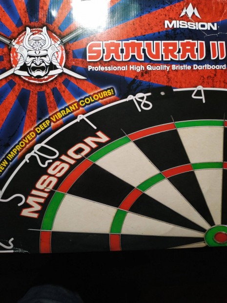 Darts tábla Mission Samurai II (új, szállítás az árban)