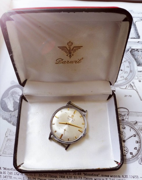 Darwil Special Flat Luxe 66 mechanikus svajci ferfi karora