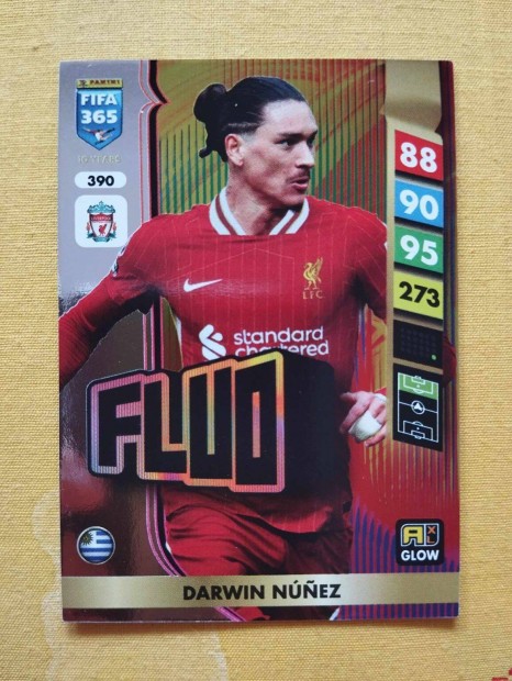 Darwin Nunez (Liverpool) FIFA 365 2025 GLOW Fluo focis krtya