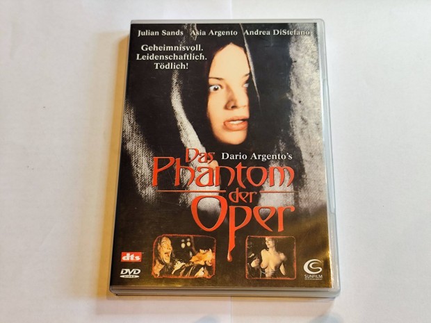 Das Phantom der Oper - Dario, Asia Argento, 1998. DVD Horror