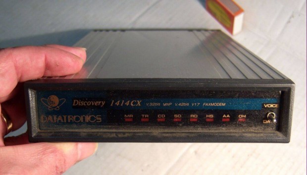 Datatronics Discovery 1414CX Modem (kb.1995) hinyos, teszteletlen