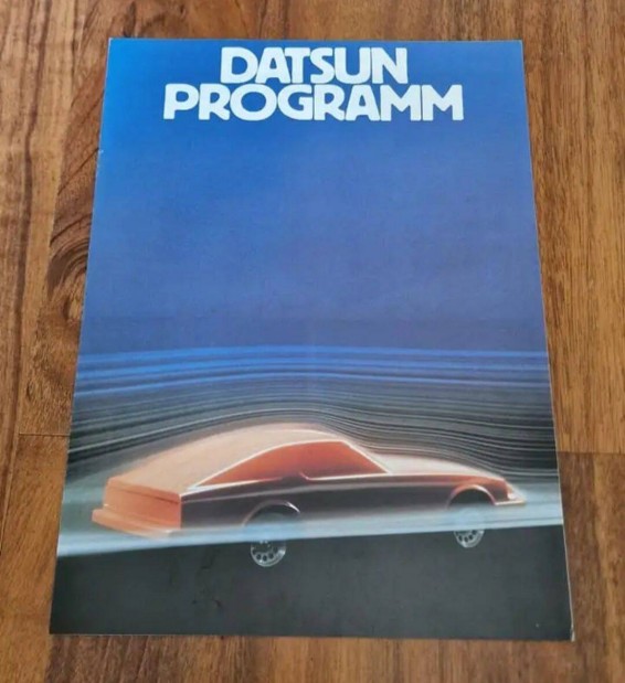 Datsun Programm Prospektus 1980 280 Zx Skyline Laurel Bluebird Violet