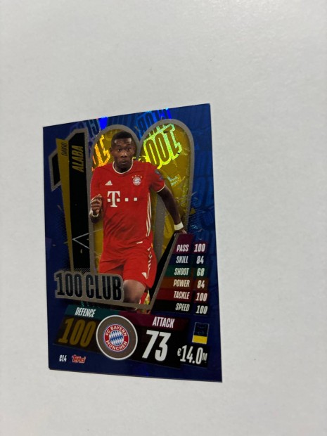 David Alaba 100 Club focis krtya