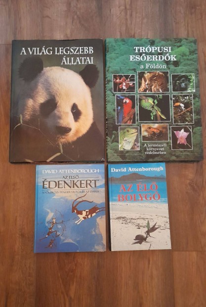 David Attenborough knyvek s termszettudomnyi albumok egy csomagban