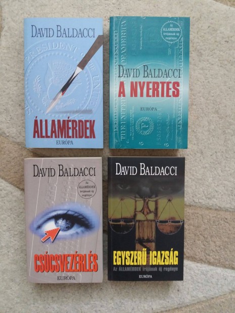 David Baldacci: llamrdek + A nyertes+ Cscsvezrls+Egyszer igazsg