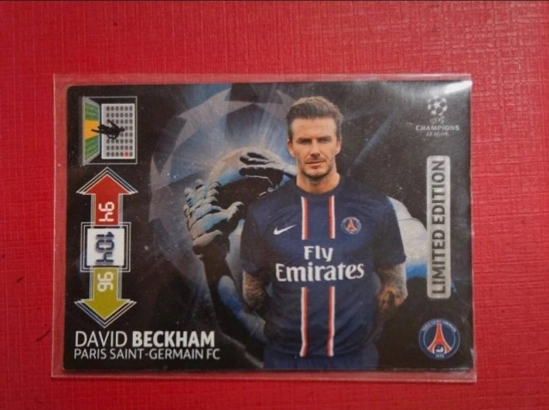 David Beckham PSG Limited Edition Panini elad!