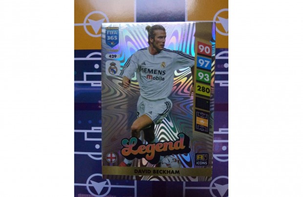 David Beckham (Real Madrid) Fifa 365 2025 Icon Legend focis krtya