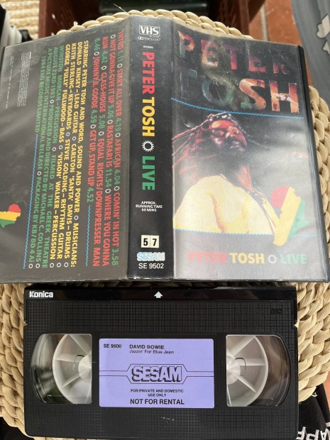 David Bowie Peter Tosh vhs