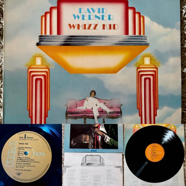 David Werner Glam Rock vinyl bakelit lemez