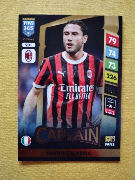 Davide Calabria (AC Milan) FIFA 365 2025 Captain focis krtya