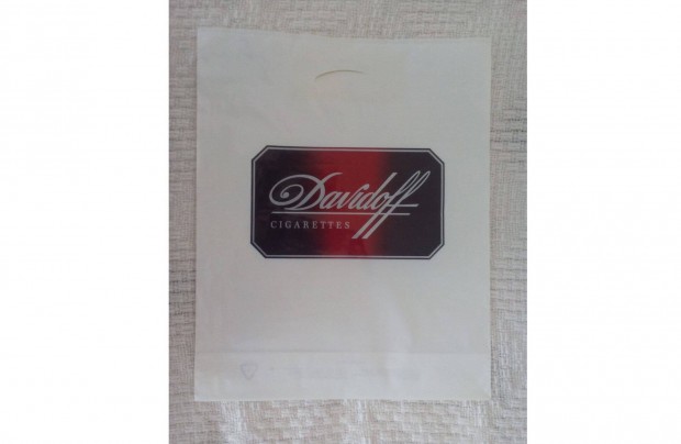 Davidoff fehr reklm nylon szatyor, j a 90-es vekbl, retro