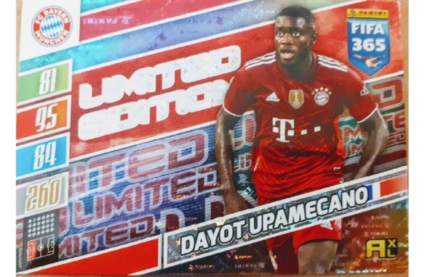 Dayot Upamecano Bayern Mnchen Limited focis krtya Panini FIFA 2022