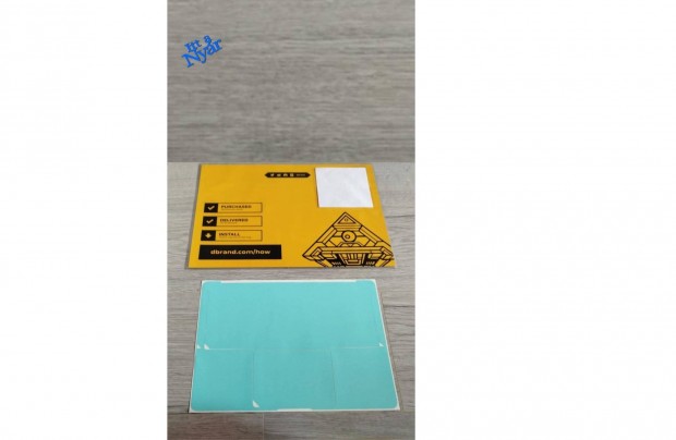 Dbrand skin fólia bevonat laptophoz notebookhoz türkiz kék macbook air