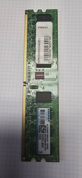 Ddr2 800Mhz 2GB-os memria elad ,hasznlt