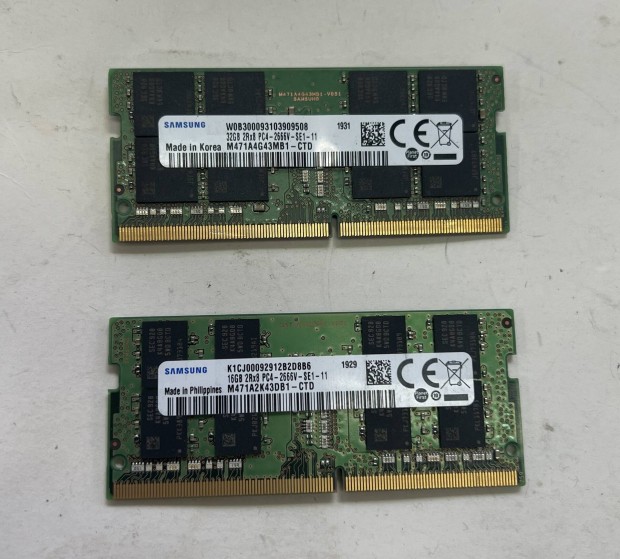 Ddr4 pc4 2666v 16gb laptap ram