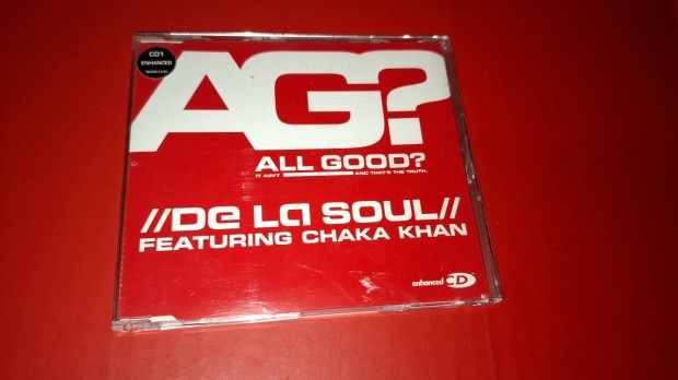 De La Soul feat Chaka Khan All good ? maxi Cd 2000