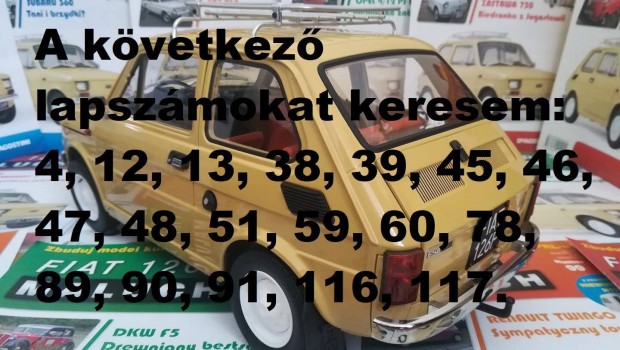 Deagostin Polski Fiat 126p. lapszmokat keresek