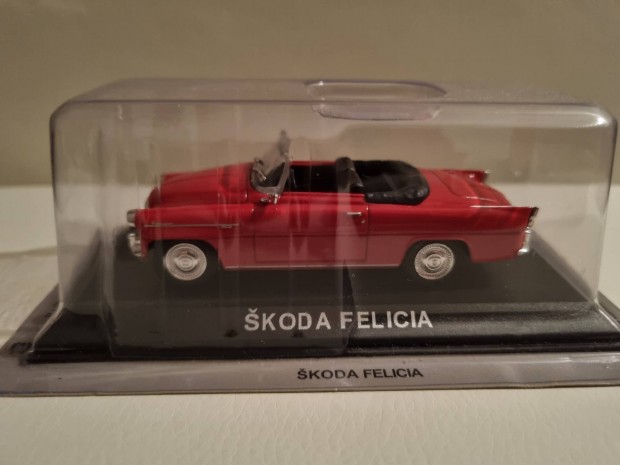 Deagostini 1:43 j bontatlan 1/43 ritka modell aut Skoda Felcia