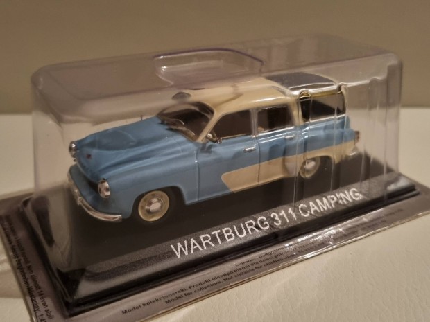 Deagostini 1:43 j bontatlan 1/43 ritka modell aut Wartburg Camping