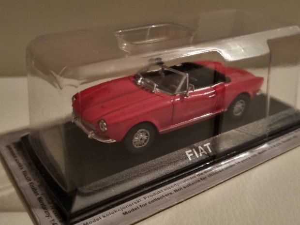 Deagostini 1:43 j bontatlan modell 1/43 Fiat 124 Spider
